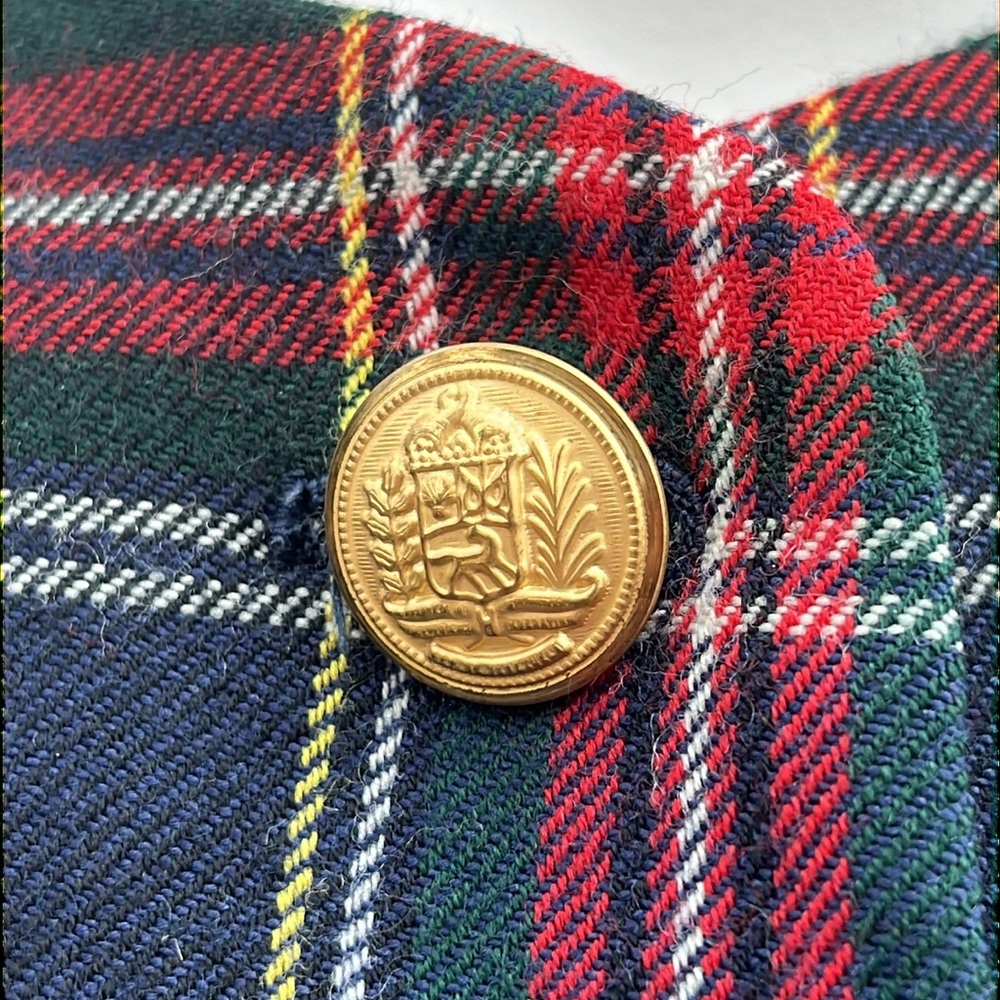JoS.A.Bank tartan plaid blazer 6-8 - Picture 3 of 9